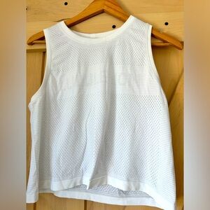 Lululemon x Barry’s White Mesh Tank